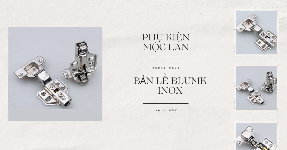 Mua ngay bản lề hơi BlumK inox tại Phụ kiện Mộc Lan