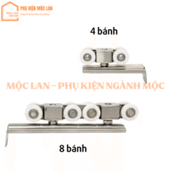 Bánh xe lùa cửa đi Hammered 4 bánh, 8 bánh